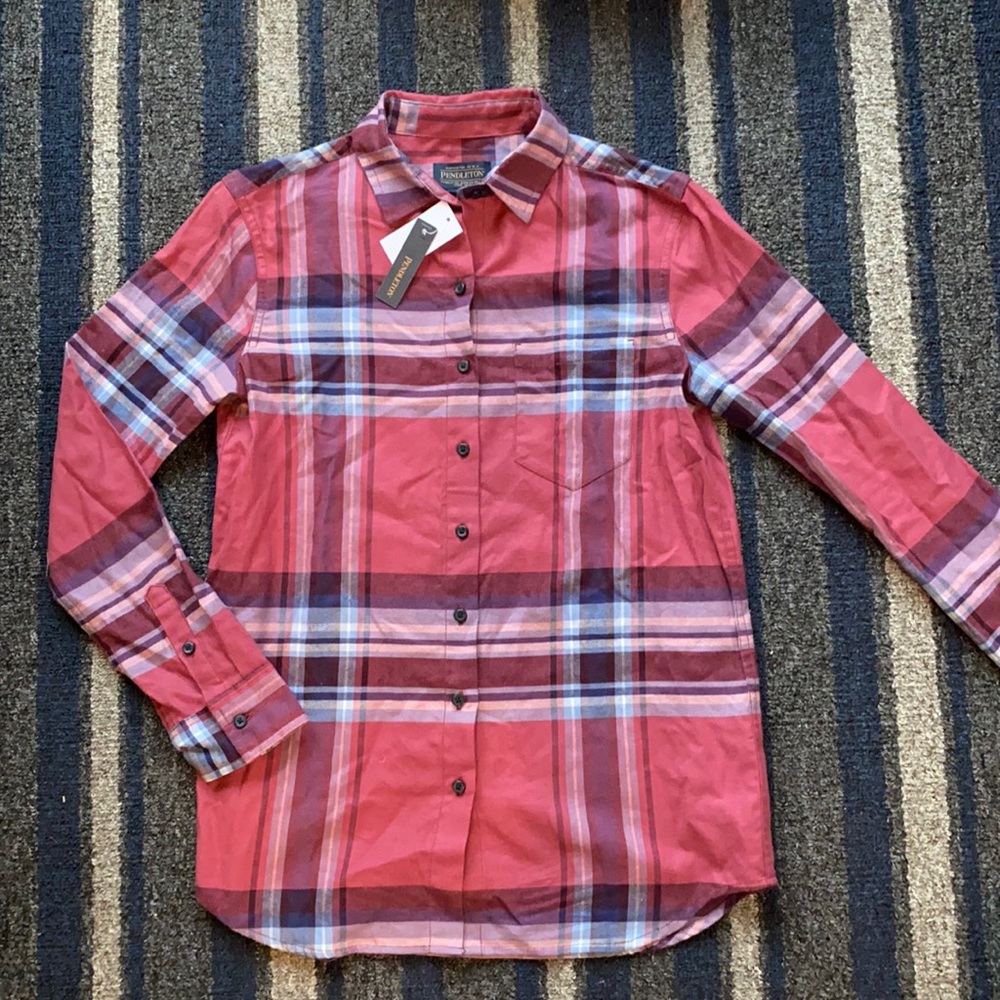 NWT Pendleton cotton flannel shirt